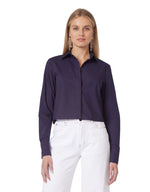 Madilyn Blouse ~ Navy Poplin