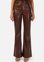 Zenobia Vegan Leather Pant ~ Java