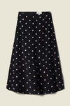 Demi Skirt ~ Black Polka Dots