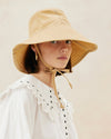 Hannah Parchment Washed Nylon Bucket Hat