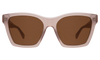 Silverlake Sunglasses ~ Thistle W/ Brown Flat Lenses