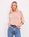 Crew Neck Sweater ~ Tan