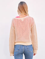 Crew Neck Sweater ~ Tan