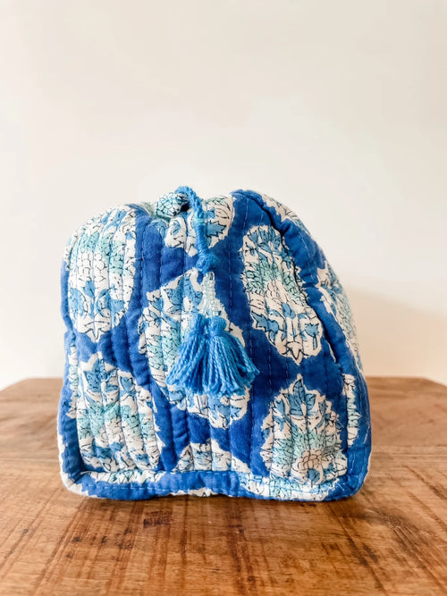 Blue Buta Makeup Pouch (single)