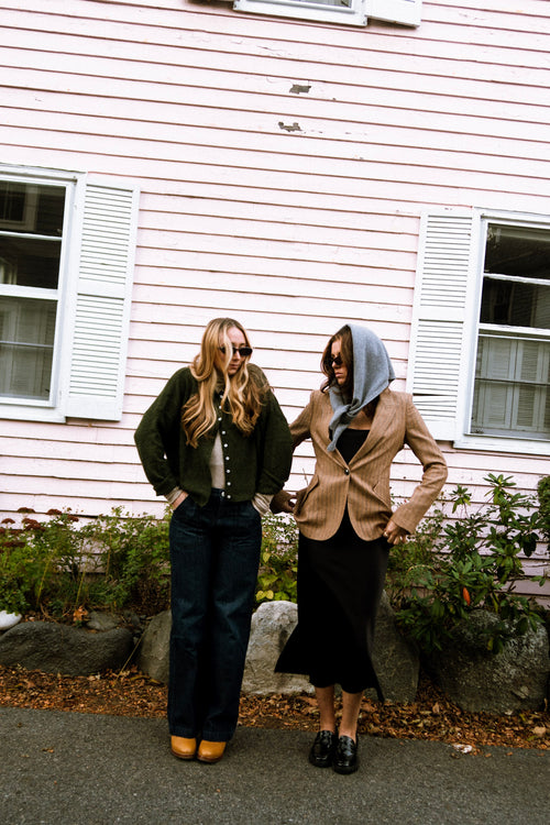 Camille Silk Dress - Noir