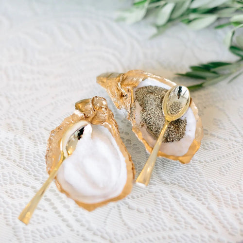 Oyster Shell Salt & Pepper Set