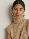 Isha Turtleneck Tank ~ Shiny Moonbeam