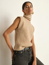 Isha Turtleneck Tank ~ Shiny Moonbeam