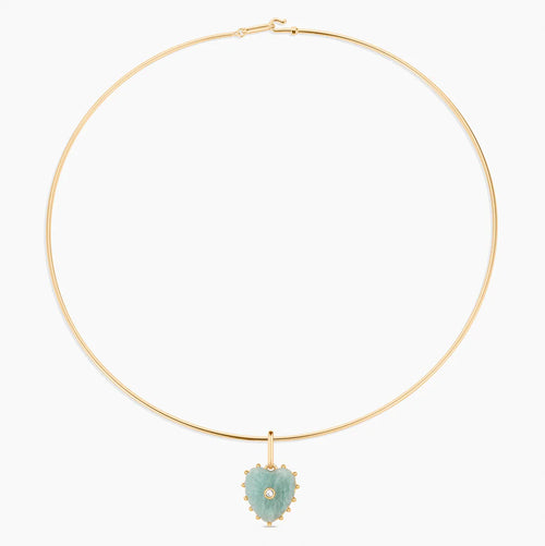 Isabel Amazonite Charm