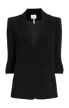 Crepe Khloe Blazer ~ Black