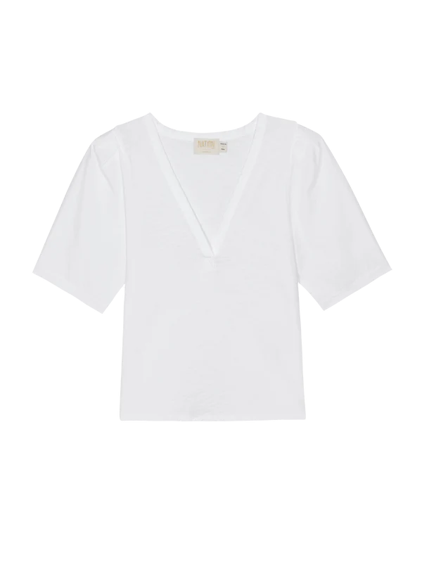 Joelene Top ~ Optic White