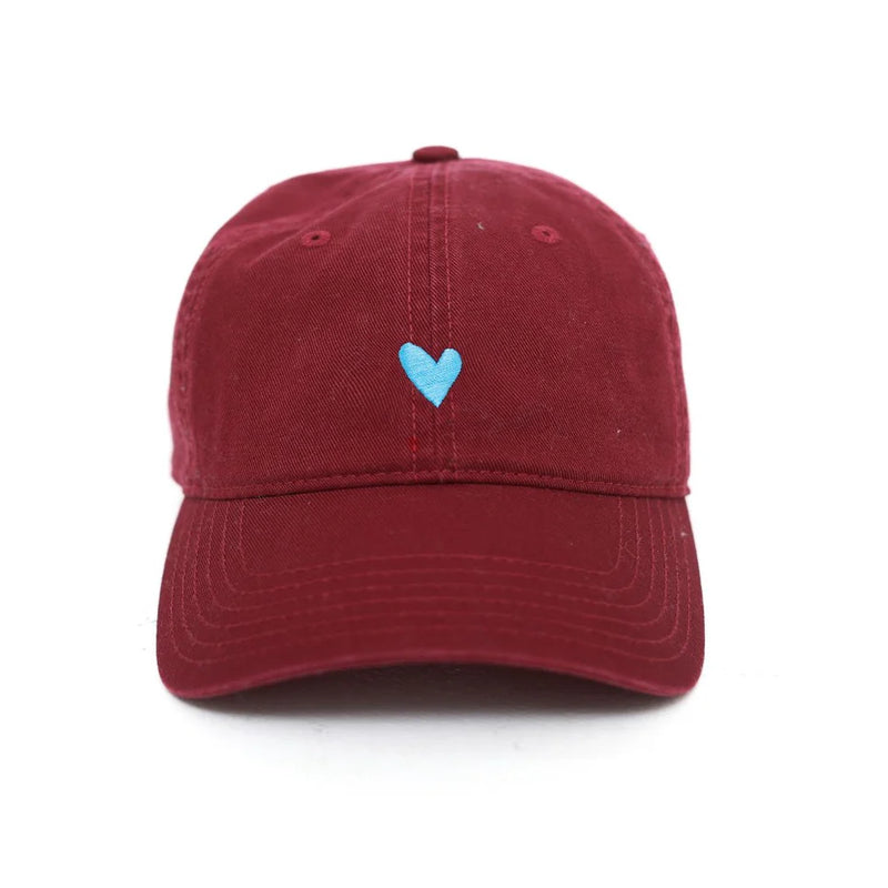 Kerri's Heart Hat ~ Burgundy