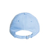 Embroidered Heart Hat ~ Light Blue/White