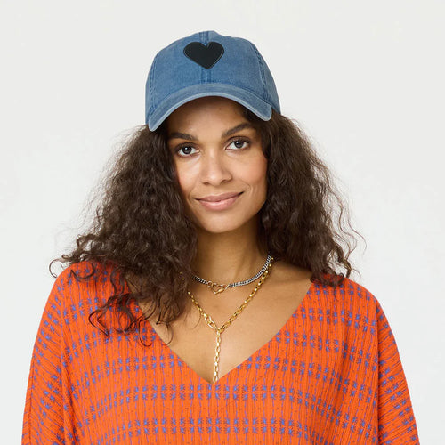 KR Imperfect Heart Denim Hat