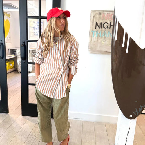 Jack Stripe Flannel Shirt