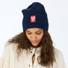 Love Brigade Beanie ~ Indigo Blue