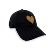 Imperfect Heart Hat ~ Black/Brown
