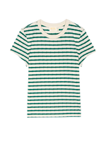 Laurence Tee ~ Verdant Green Stripe