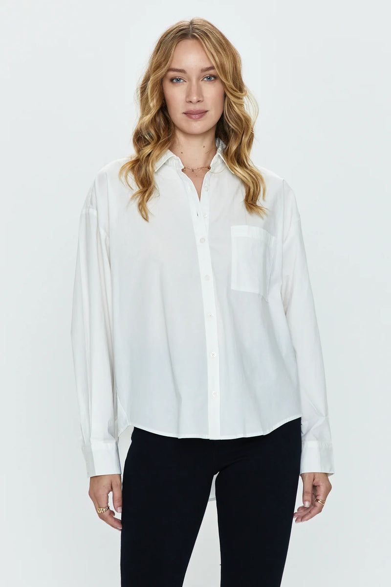 Sloane Long Sleeve Oversized Button Down Shirt