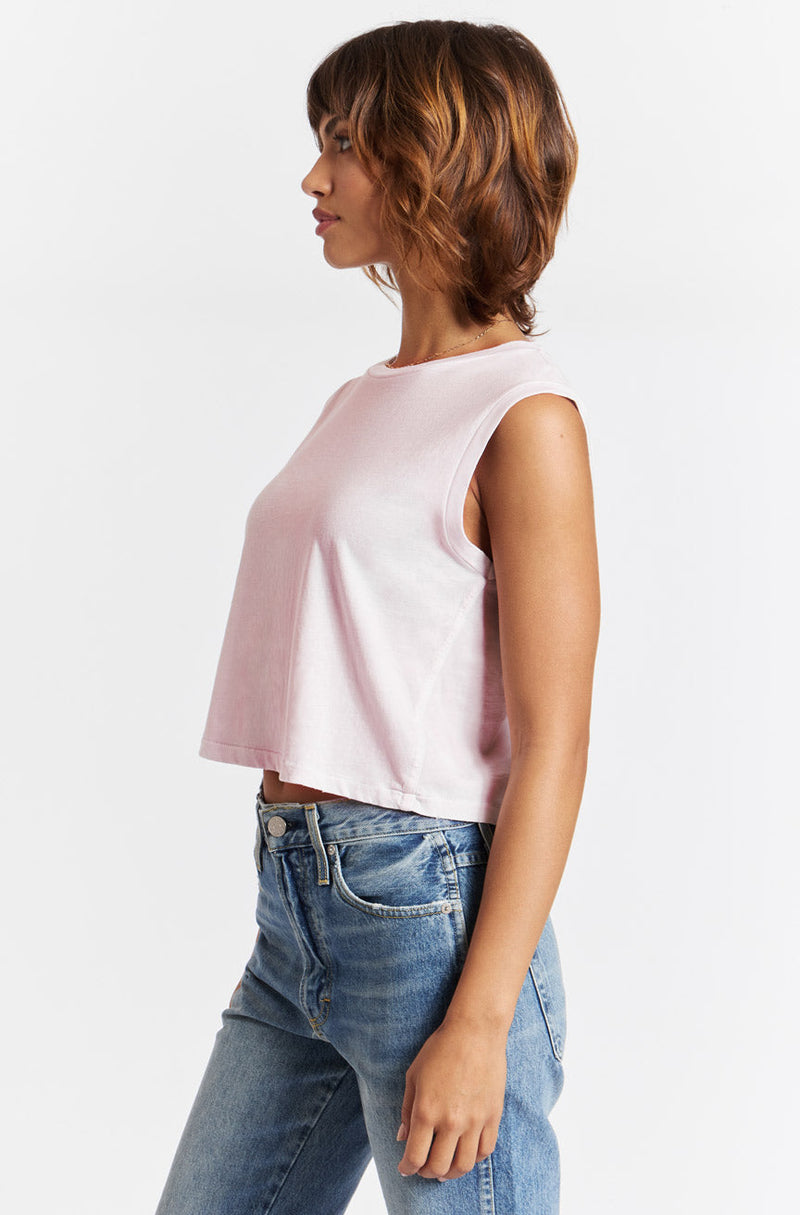 Sleeveless Babe Tee ~ Blush