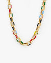 Le Link Necklace ~ Vintage Gold / Multi