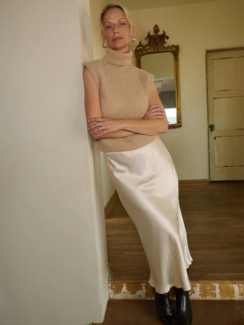 Mabel Bias Skirt ~ Moonbeam