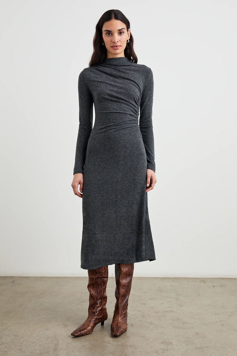 Margaret Dress ~Charcoal