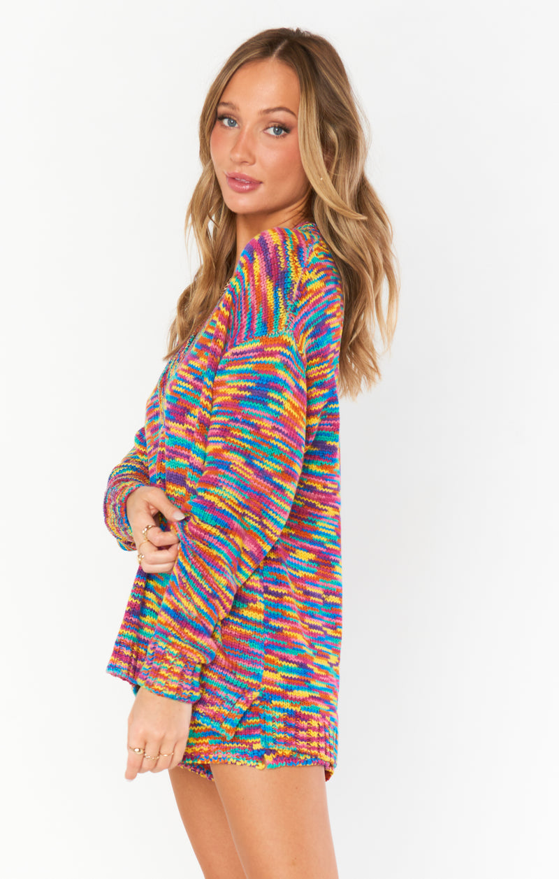 Boardwalk Shorts ~ Colorful Knit