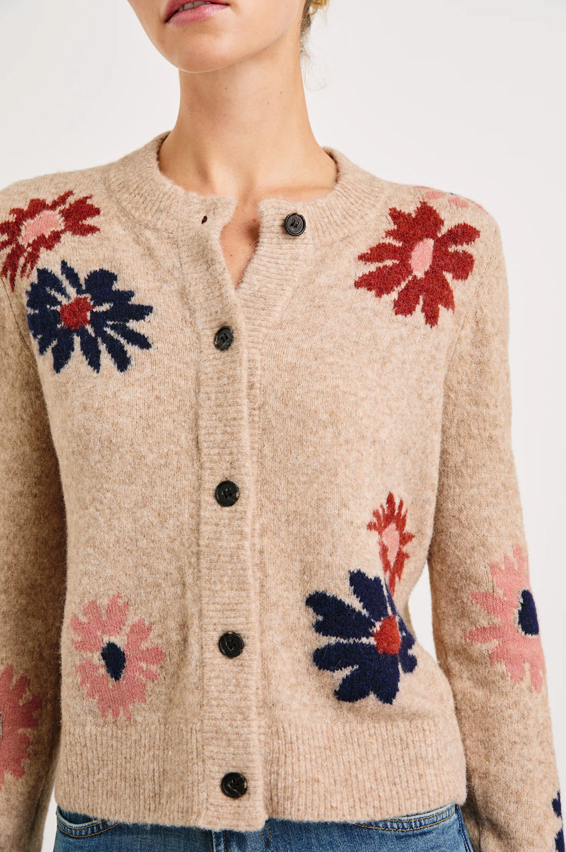 Millie Sweater ~ Mauve Meadow