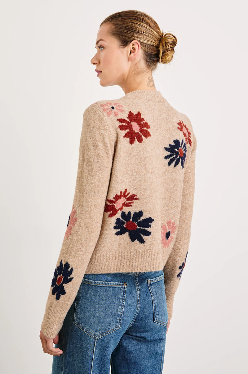 Millie Sweater ~ Mauve Meadow