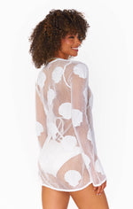 Lucca Coverup ~ Seashell Mesh