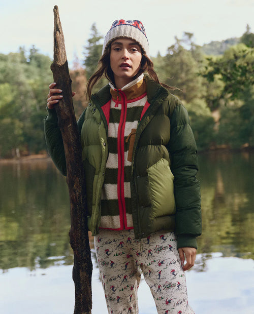 The Polar Puffer ~ Army Colorblock