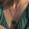 Malene Green Jade Clip Charm