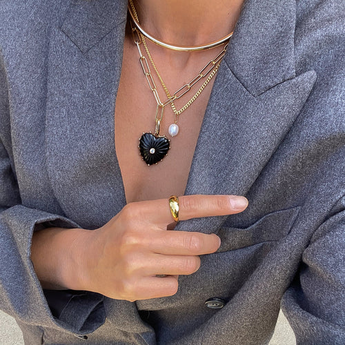 Malene Onyx Clip Charm