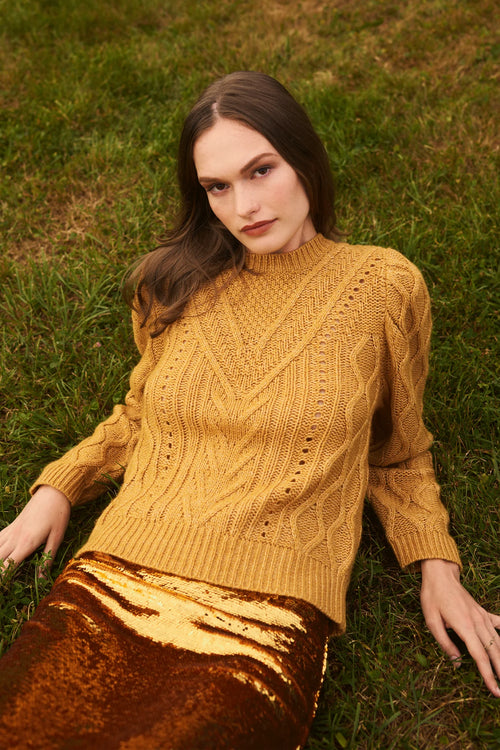 Felicia Sweater ~ Tumeric