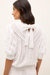 Sammie Sweater ~ White