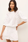 Sammie Sweater ~ White