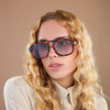 Memphis Havana Sunglasses ~ Taupe Gradient