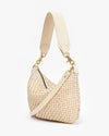 Moyen Messenger ~ Cream Woven Checker