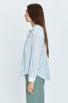 Myla Drop Shoulder Shirt ~ Portofino Stripe