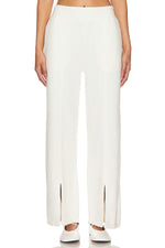 Lincoln Front Slit Knit Pant