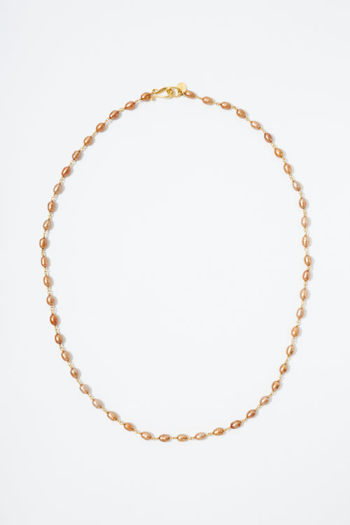 Santa Fe Necklace- Copper Pearl