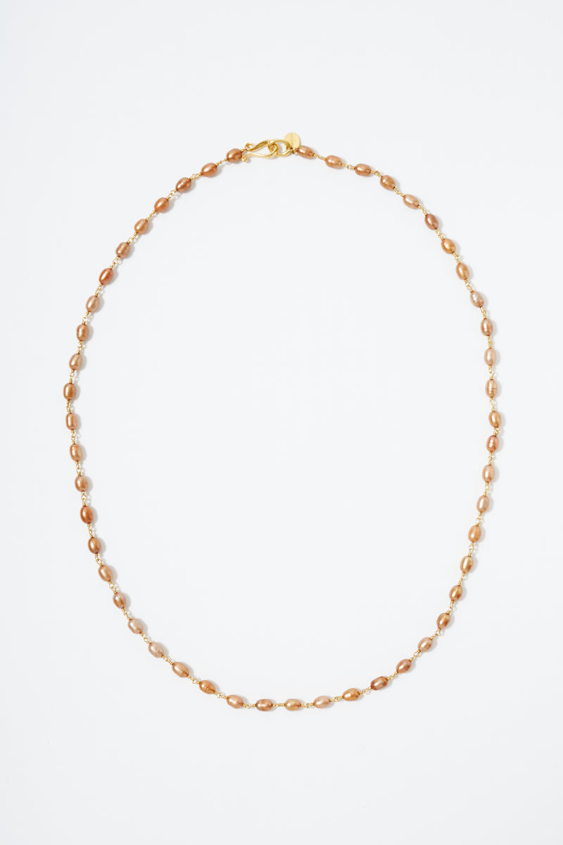 Santa Fe Necklace- Copper Pearl