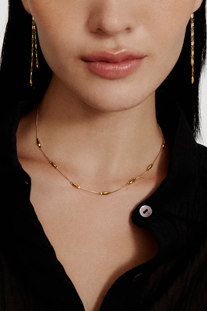 Suleyma Necklace ~ Yellow Gold