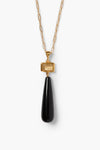 Messina Necklace ~ Black Agate