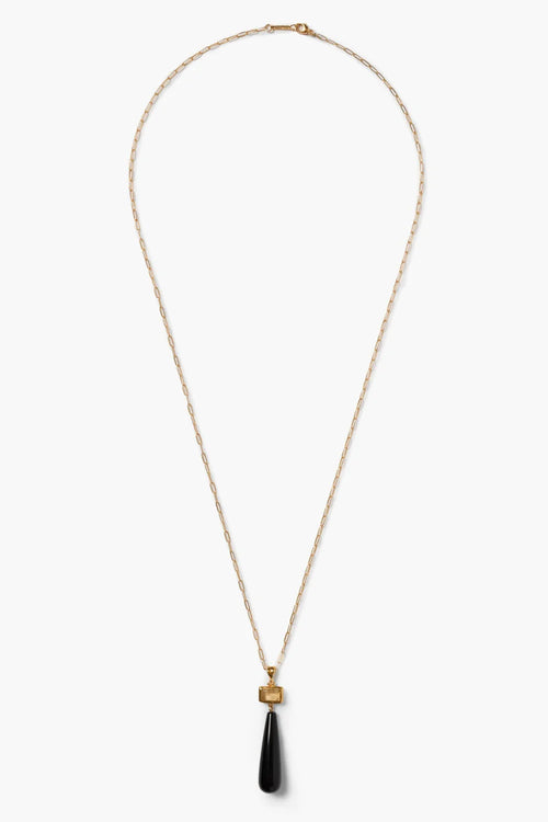 Messina Necklace ~ Black Agate