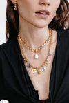 Pippa Chocker Necklace ~ White Pearl