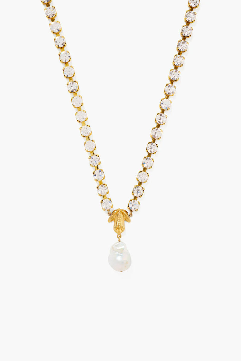 Pippa Chocker Necklace ~ White Pearl