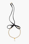 Pippa Chocker Necklace ~ White Pearl