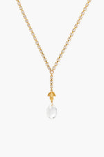 Pippa Drop Necklace ~ Crystal